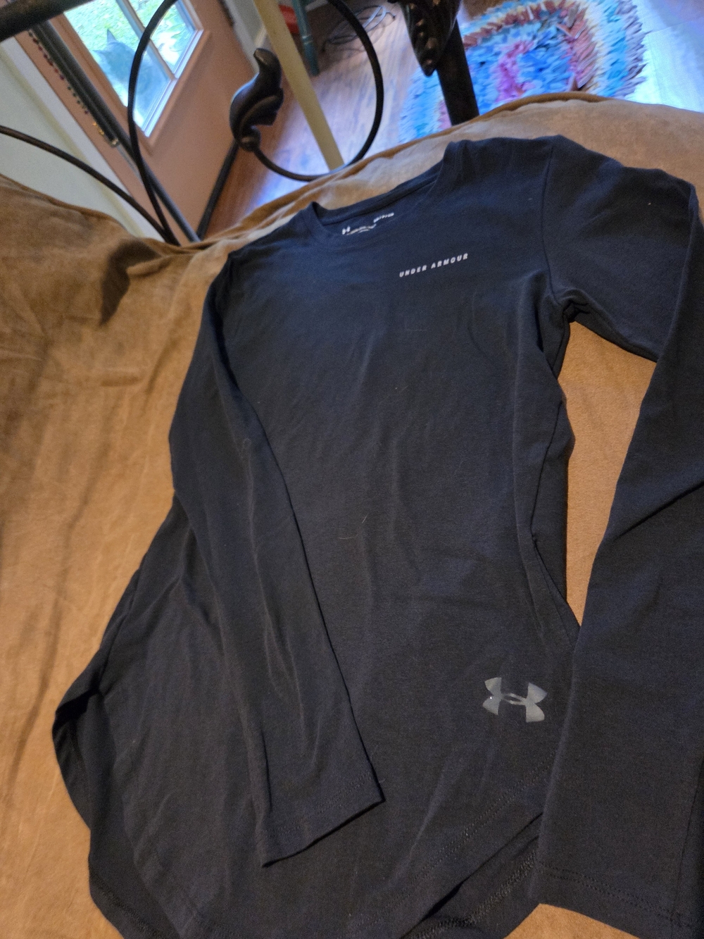 Under Armour Black Long Sleeve Performance Tee